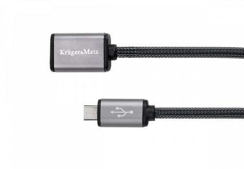 USB kábel - micro USB dugaszolható 1.0m Kruger&Matz