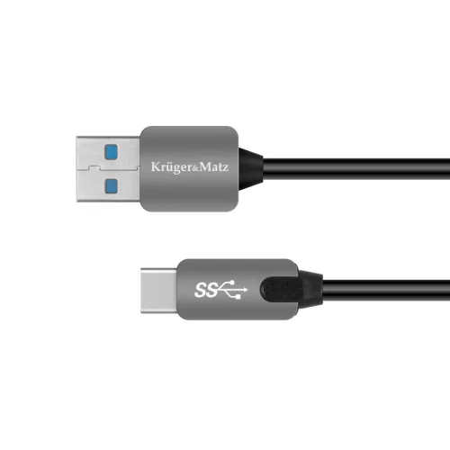 USB 3.0 csatlakozó - Type-C csatlakozó 5 Gbps kábel 1 m Kruger&Matz