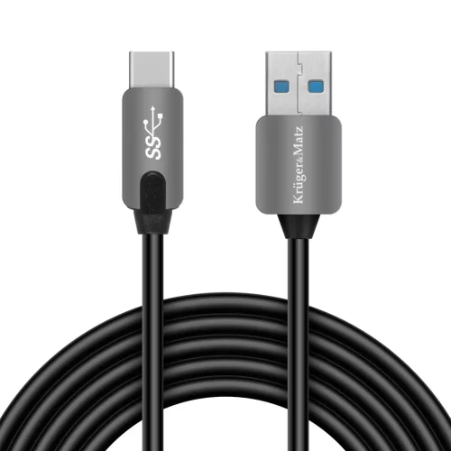 USB 3.0 csatlakozó - Type-C csatlakozó 5 Gbps kábel 1 m Kruger&Matz