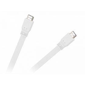 HDMI-HDMI kábel lapos fehér 2.0V 1.8M