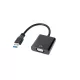 USB 3.0 - VGA adapter csatlakozó