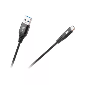 USB kábel - USB típusú C REBEL 100 cm fekete