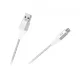 USB kábel - USB micro REBEL 100 cm fehér