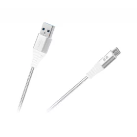 USB kábel - USB micro REBEL 100 cm fehér