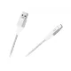 USB kábel - USB típusú C REBEL 100 cm fehér