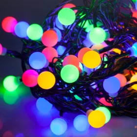   LED Rebel karácsonyfa lámpák, külső 10m, RGB világítási mód változtatással
