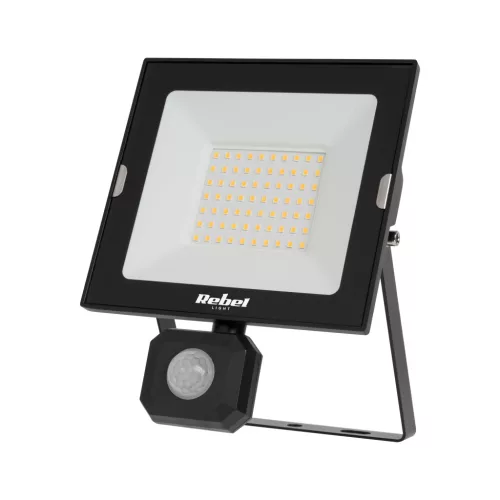 Rebel 50W LED reflektor alkony- és mozgásérzékelővel, 4000K, 230V