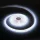 COB Rebel LED füzér - 5m, hideg fehér, 12V