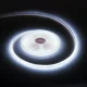 COB Rebel LED füzér - 5m, hideg fehér, 12V