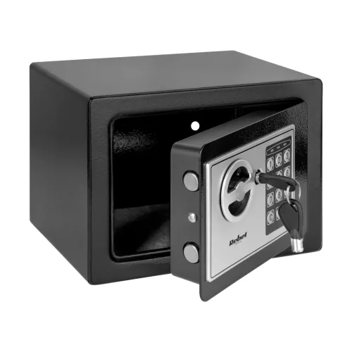 Elektronikus otthoni széf PIN kóddal és kulccsal - Rebel RB-7000 pénz- és dokumentumszéf