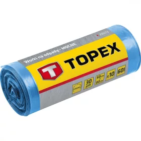 Hulladékzsákok 240 L, kék, 45 mic