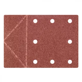   Csiszolólap 115 x 160 mm, lyukak, letéphető perforáció, tépőzár. K60, 3 db.