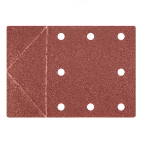   Csiszolólap 115 x 160 mm, lyukak, letéphető perforáció, tépőzár. K100, 3 db.
