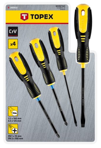 Csavarhúzók, 4 darabos készlet