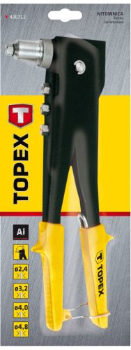 POPSZEGECSHÚZÓ 270MM, Kétirányú fejbeállítás, 2.4, 3.2, 4.0, 4.8mm