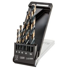   HSS-CNC fémfúrófejek, 124°, "Pro-Tec", 4,0 - 10 mm, 5 darabos készlet