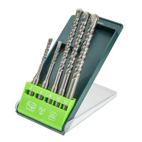   SDS betonfúró készlet, 5 darabos - 5, 6 x 110 mm + 8, 10, 12 x 160 mm
