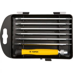 Precíziós csavarhúzó, 7 db-os készlet