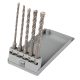 SDS Plus betonfúrófejek 5-12 mm, 5 darabos készlet