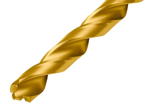 Baildon DIN 338 RN 10 mm-es HSS TiN (S) fémfúró, 133-87 mm (3 síkú szár)