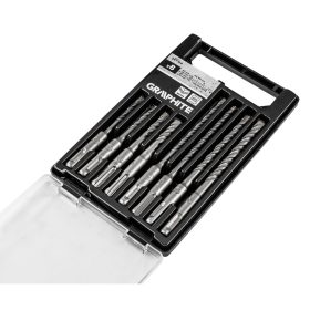   SDS Plus dupla spirálos betonfúró készlet 5, 6, 8, 10 x 110 mm, 5, 6, 8, 10 x 160 mm