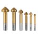 TiN kúpos süllyesztő élfúrók, 6,3 - 20,5 mm, 6 darabos készlet