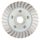 Gyémánt csiszolótárcsa, turbó, 125 x 22,2 mm, száraz