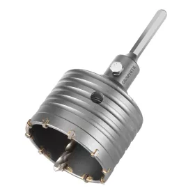   80 mm-es keményfém lyukfűrész HEX adapterrel és előfúróval