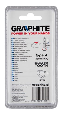 HM fémmaró, A típus (hengeres), 14 x 25 mm, 6 x 45 mm-es szár