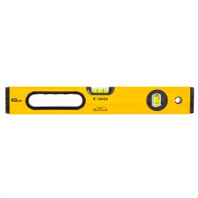 600-as típusú alumínium vízmérték, 40 cm, 2 fiola