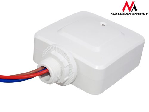 Maclean mikrohullámú mozgásérzékelő, beépített, hatótávolság 4m-10m, 1200W, MCE137