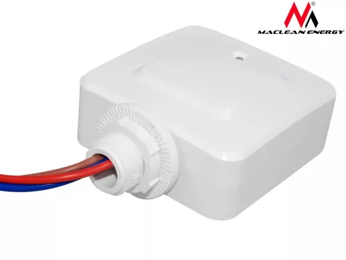 Maclean mikrohullámú mozgásérzékelő, beépített, hatótávolság 4m-10m, 1200W, MCE137