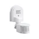 Mozgásérzékelő, Maclean Energy, 180A°, 1200 W, Fehér