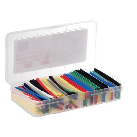 196 zsugorcsöves készlet, Maclean, 2-12mm, többszínű