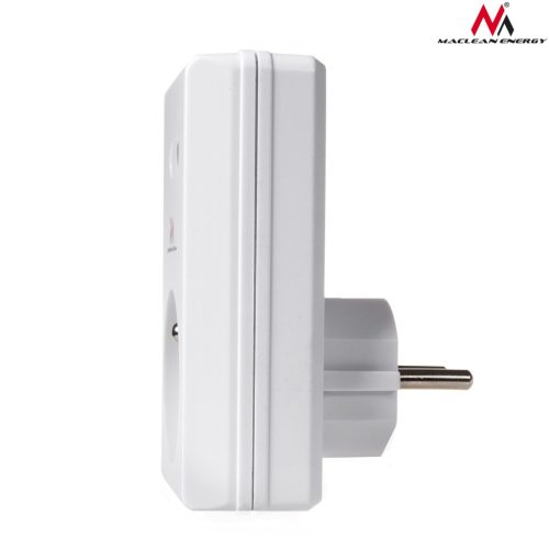 Maclean távirányítós aljzat, beltéri, programozható, távirányító elemmel, MCE151