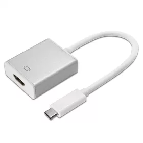   USB Type-C Maclean adapter, HDMI 1080p 4k @ 30Hz HDCP 2.2, fém ház MCTV-841