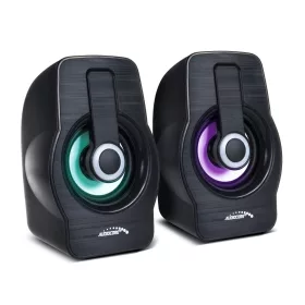   Audiocore számítógépes hangszórók, 6W, USB, fekete, AC855 B