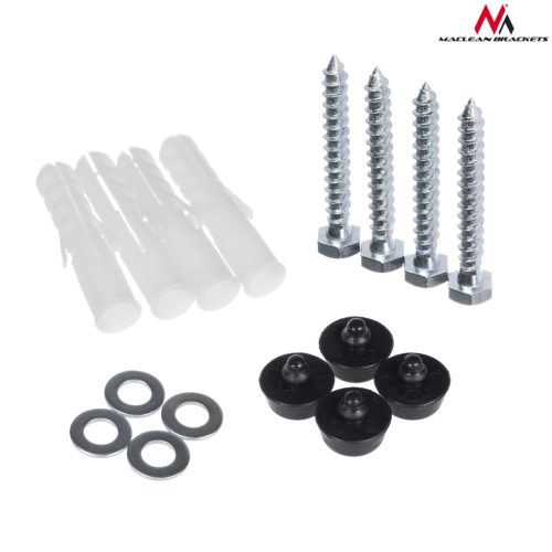 Maclean mikrohullámú sütő tartó, akár 35 kg-ig, fekete, MC-807