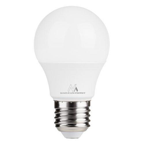 Maclean MCE273 WW LED izzó, E27, 9W, 230V, meleg fehér fény