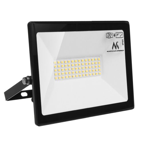 Vékony LED projektor, 50W, 4000lm, semleges fehér (4000K) Maclean, MCE550 NW, IP65, PREMIUM