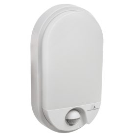   LED lámpa Maclean mozgásérzékelővel, infravörös, fehér, 15W, IP54, természetes fehér (4000K), 1100 lm, MCE340 W