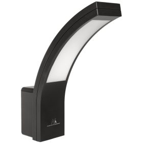   Maclean LED homlokzati lámpa, 800lm, IP54, 10W, natúr fehér (4000K), fekete, MCE343 B