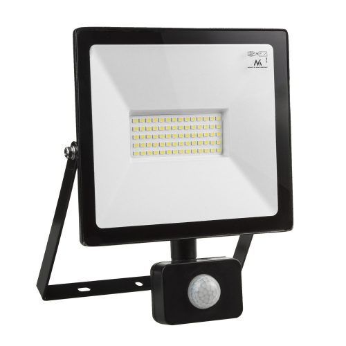 LED-es spotlámpa Maclean mozgásérzékelővel, vékony 50W, 4000lm, semleges fehér (4000K), IP44, MCE650 NW PIR