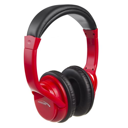 Audiocore V5.1 vezeték nélküli bluetooth fejhallgató, 200 mAh, 3-4 óra üzemidő, 1-2 óra töltési idő, AC720 R piros