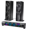Audiocore 3Wx2 soundbar számítógép hangszórók, LED, USB 5V, vonalbemenet, AC955