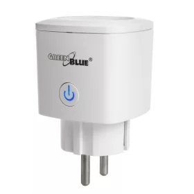   GreenBlue Smart WiFi aljzat GB720 F, max 3680W, időzítő, hangvezérlés, beléptető elosztás