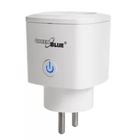   Smart WiFi aljzat GB720 E, GreenBlue, max 3680W, időzítő, hangvezérlés, időzítő, beléptető elosztás