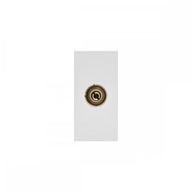 Maclean TV antennacsatlakozó, MCE726W, fehér, egyszerű