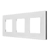 Maclean hármas üveg keret, MCE731W, fehér, 228 x 86 mm