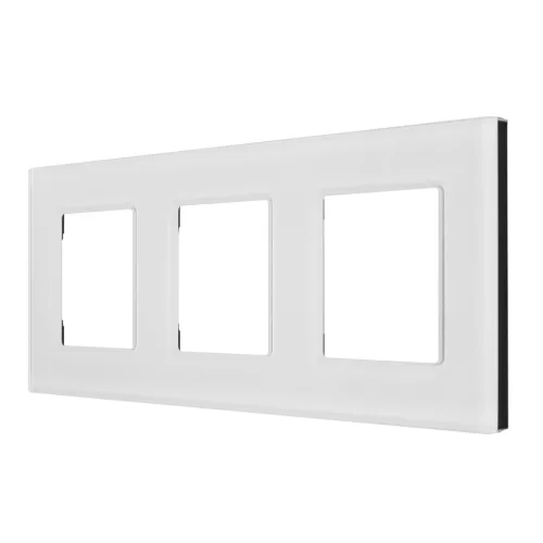 Maclean hármas üveg keret, MCE731W, fehér, 228 x 86 mm